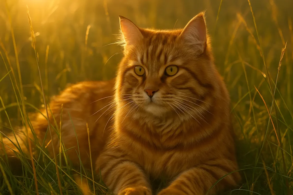 Golden Tabby Siberian Cat