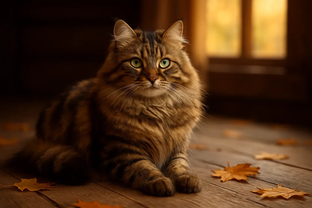 Brown Siberian Cat