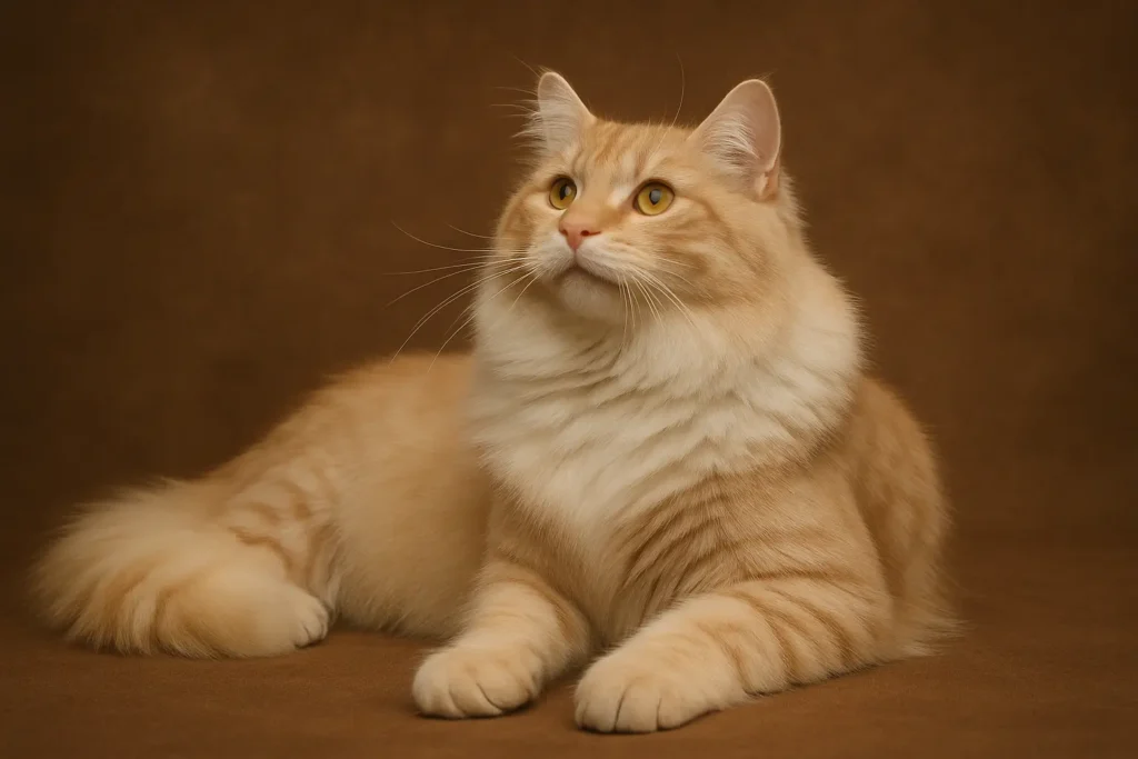 Cream Siberian Cat