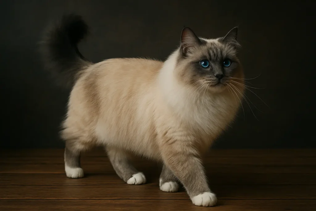 Neva Masquerade Siberian cat