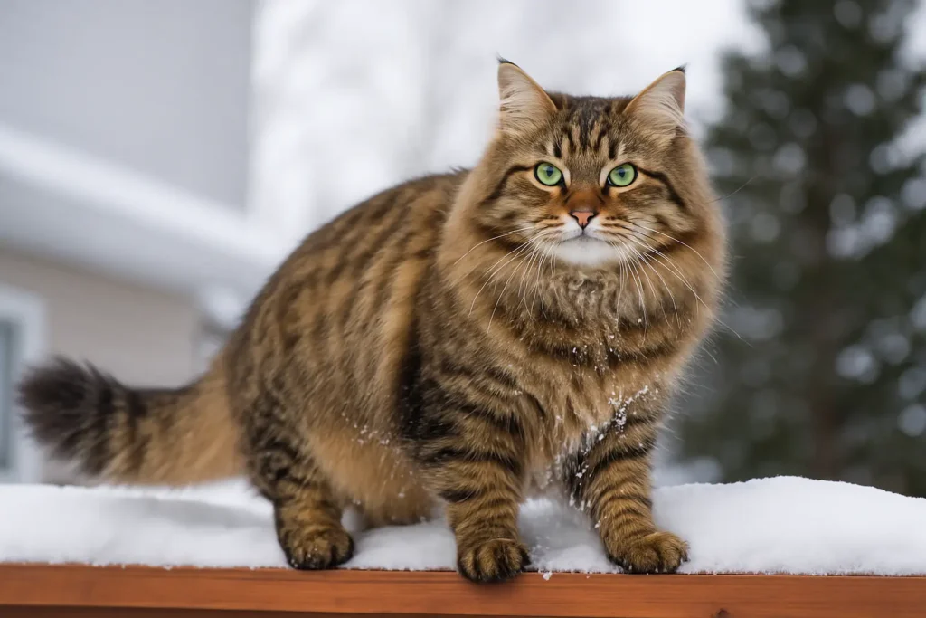 Mackerel Tabby Siberian Cat