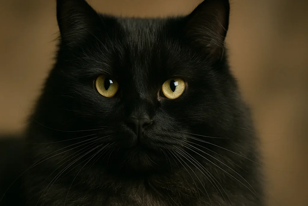 Black Siberian Cat