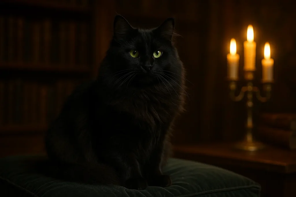 Black Siberian Cat