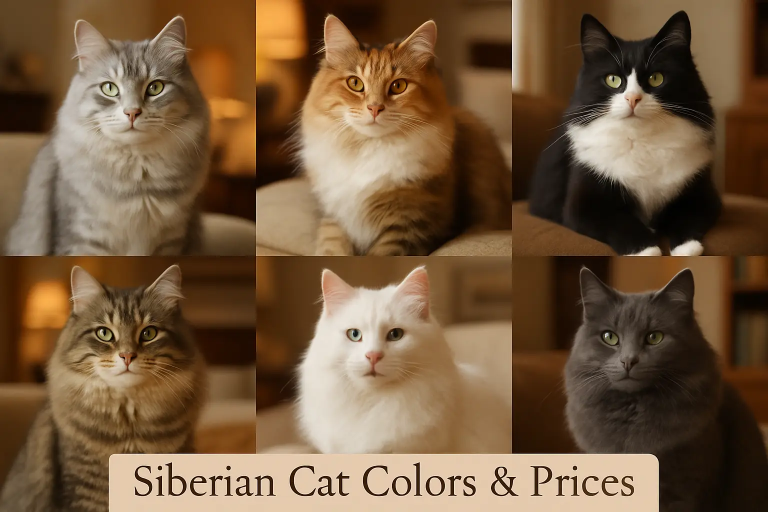 Siberian Cat Colors & Prices