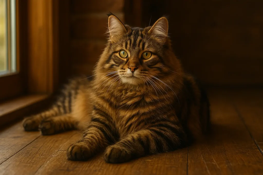 Brown Tabby Siberian Cat