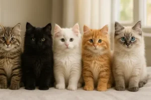 Siberian kitten color