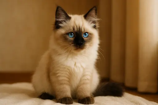 Siberian Cat Neva Masquerade Kitten